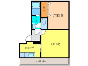 リバティ恵庭の物件間取画像